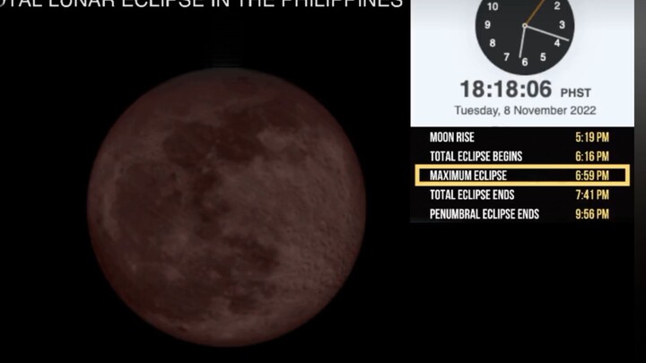 Total lunar eclipse