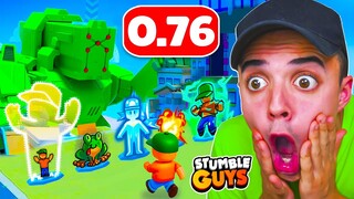 SECRETOS de la MEJOR ACTUALIZACIÓN de STUMBLE GUYS! 😱 *0.76*