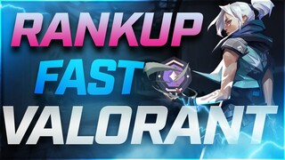 HOW TO RANKUP FAST in VALORANT | ADVANCED GUIDE and TIPS