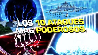 Los 10 ATAQUES más PODEROSOS de ONE PIECE