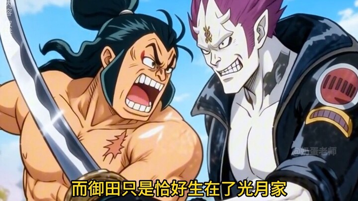 Moria’s “Kozuki” title was bestowed by the people, whereas Kozuki Oden simply happened to be born in