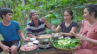 Chị 2 Nấu LẨU RIÊU BẮP BÒ - Ngon NHỨC NÁCH | Chuyện Phương Kể