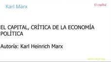 Karl Marx - El capital 1/