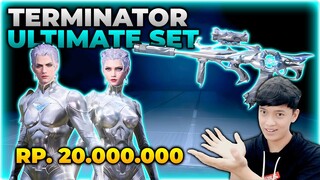 INILAH SKIN ULTIMATE TERMINATOR BARU SENILAI RP 20.000.000 ?! SENJATA QBZ KEREN BANGET - PUBG MOBILE