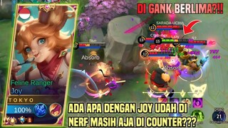 TOP GLOBAL JOY VS FULL HERO COUNTER! UDAH DI GANK BERLIMA MALAH MUSUH YANG RATA! JOY GAMEPLAY -MLBB