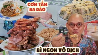 Color Man mê mẩn CƠM TẤM Ba Đào "giết người" bằng món bì ngon xuất sắc !!! | Color Man Food