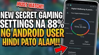 FOCUS MODE!! Useful Settings Na Makakatulong sa Gaming Performance Ng Phone mo