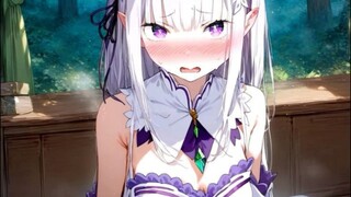 Ditempelin Emilia Bikin Tegang Uyy🤤👁️👄👁️ [Anime Speed Drawing]