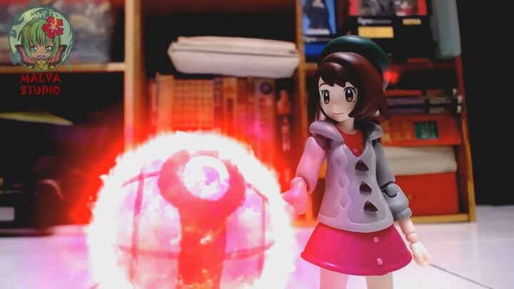 Here comes the Scottish Trainer ! ( Pokemon stop motion animation feat. Figma Gloria / Yuuri )