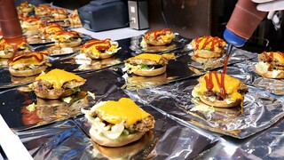 "4000 8" Homemade Egg Cheese Burger Korean Street food