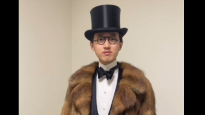 Winter Fur Evening Gown Outfit