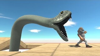 Run and Try to Avoid Black Mamba - Animal Revolt Battle Simulator