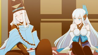 【阴阳师手书/晴明x雪女小甜饼】爱啦啦