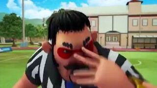 Boboiboy lawan bola dgn adu adu..papazola jadi refre