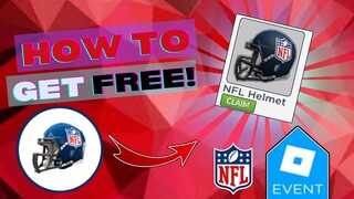 [NFL EVENT 2021!] Claim this NFL Helmet in NFL Shop for FREE! | Roblox