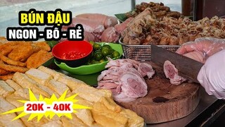 Bún đậu Nem rau củ NGON - BỔ - RẺ Nghĩa Tân