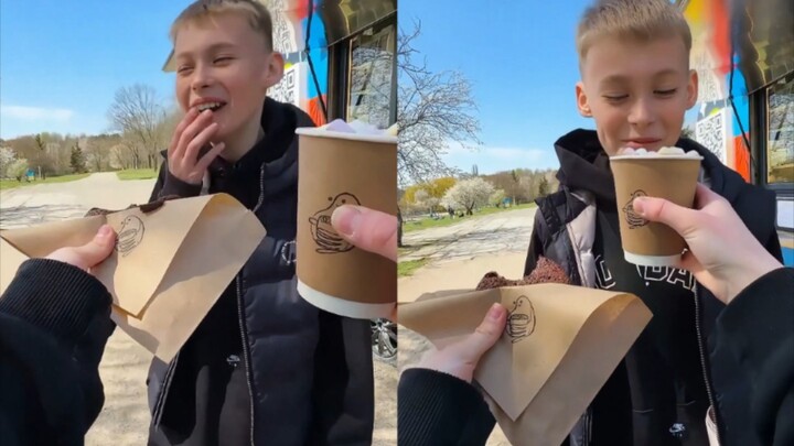 Apa yang terjadi kalau secara acak memberi makan para pria di tepi jalan di Eropa Timur? Kumpulan In