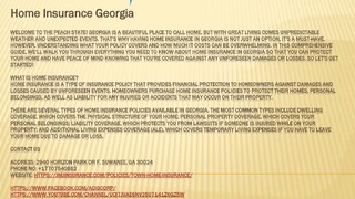 Home Insurance Georgia