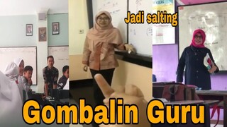 VIRAL SISWA GOMBALIN GURU CANTIK AUTO BAPER