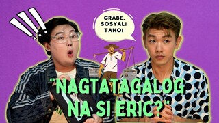 @Eric Nam 에릭남 tries PINOY MERIENDA! (Turon, Taho, Bibingka and MORE!)