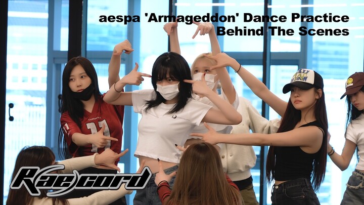 【aespa】[R(ae)cord] Laughing when you're tired is the best...⭐️ | aespa's "Armageddon" Dance Practice