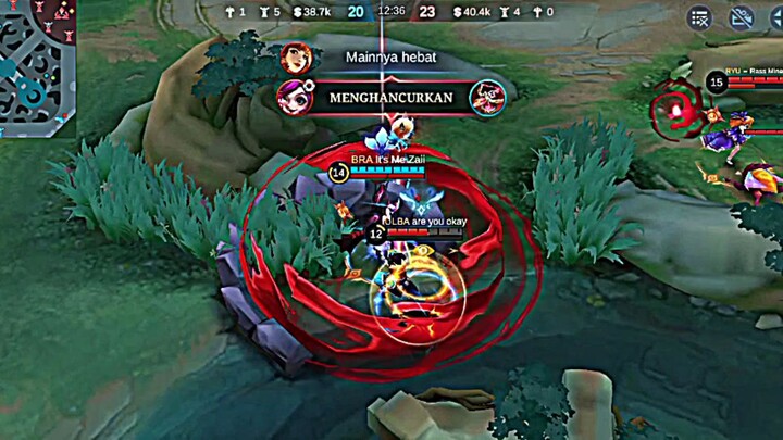 duo plenger sedang bermain di mode rank (zetian+lesley)