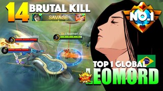 Leomord Bloody Savage! Non Stop Drunken Barbiel | Top 1 Global Leomord Gameplay By | Norman ☆ ~ MLBB