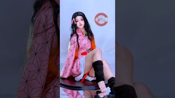 Nezuko So Cute  Kimetsu no Yaiba Cosplay ⚔️ Demon Slayer Cosplay #shorts