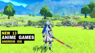 Top 13 Best New game Anime for Android iOS | Top New Anime game mobile RPG (Best Mobile games)