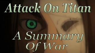Attack On Titan Analysis | A Summary Of War