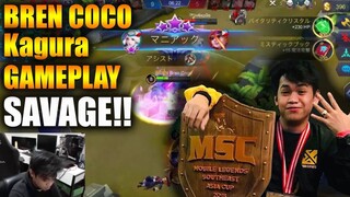 BREN COCO NAG SAVAGE SAKANYANG KAGURA HINDI NYA NAMALAYAN | Mobile Legends