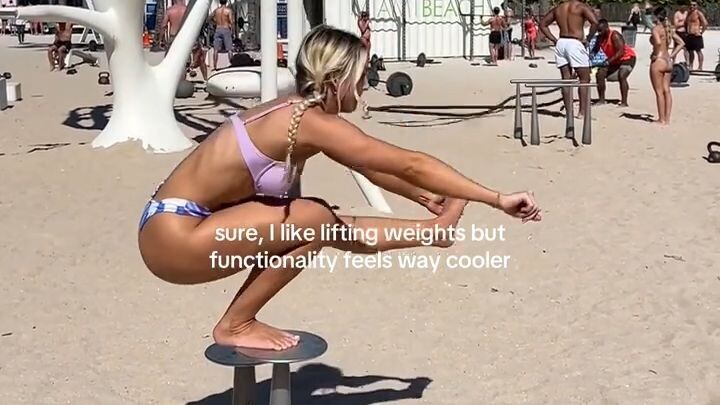Cassidy having fun at the beach