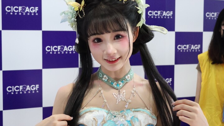 国庆广州cicf，晓丹的现场舞蹈《迢迢》