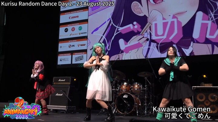 Kurisu Random Dance at AniManGaki Director’s Cut — Kawaii Gomen 🎥