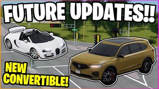 NEW CONVERTIBLE, 10 NEW CARS COMING TO GREENVILLE?! - Roblox Greenville