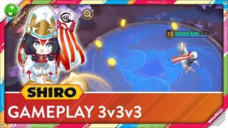 Onmyoji Arena | Gameplay test Shiro Bạch Đồng Tử, trận đấu đau đầu với ping và fps