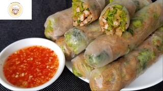 Bì cuốn thịt khìa phần 1 #food