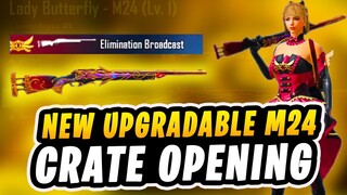 New M24 Crate Opening Pubg | Lady Butterfly M24 Lucky Crate Opening | New Event Pubg Mobile