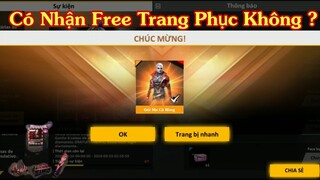 [Garena Free Fire] Vấn Đề Có Nhận Free Trang Phục Trong Sự Kiện Huyết Hận Không.