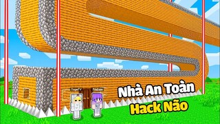 TÔ GÀ THỬ THÁCH 24H XÂY NHÀ AN TOÀN SIÊU HACK NÃO TRONG MINECRAFT*100% BẠN KHÔNG THỂ XÂY CĂN NHÀ NÀY