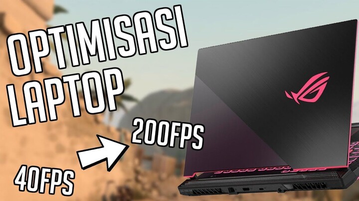 Optimisasi LAPTOP Buat VALORANT (FPS Boost)