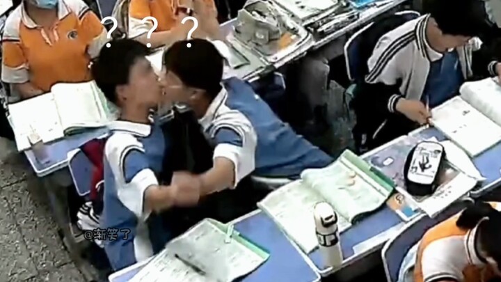 The head teacher was stunned. These two funny guys in the class made me laugh to death.