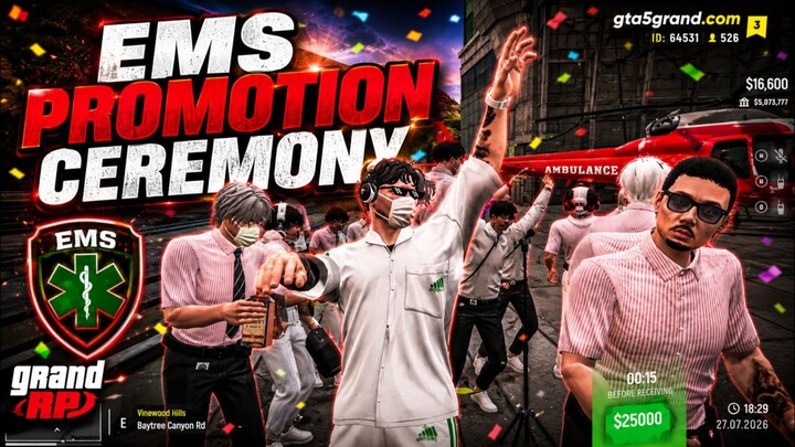 EMS PROMOTION CEREMONY AND CHECKING This platform