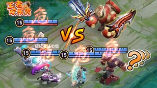 王者欢乐秀：超级兵独自守家灭队翻盘！这种剧情真的存在吗？