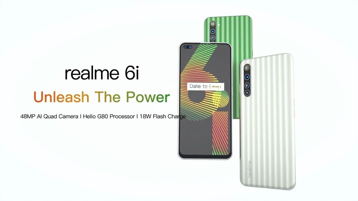 Realme 6i搭载联发科 Helio G80！