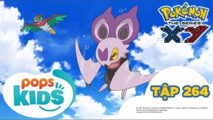 [S18 XY] Pokémon Tập 264 - Thử Sức Đường Bay Tiếp Sức Pokémon! - Hoạt Hình Tiếng Việt Pokémon