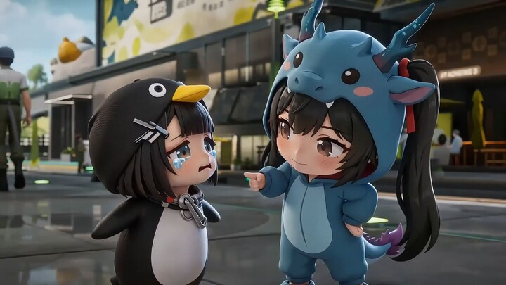 Can you help the little penguin? The little penguin’s big sheep sister is lost… [Endland Kindergarte