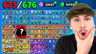 J'AI OBTENU TOUS LES SKINS DE STUMBLE GUYS !! (Oui vraiment)