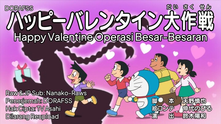 Doraemon 902 AB Sub Indo & Eng Terbaru: Happy Valentine Operasi Besar-Besaran & Celengan Besar