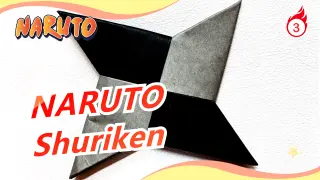 [NARUTO] How To Make Shuriken| Origami Teaching_3
